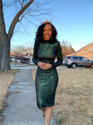 Emerald Goddess Dress TheZven Emerald Goddess Dress TheZven