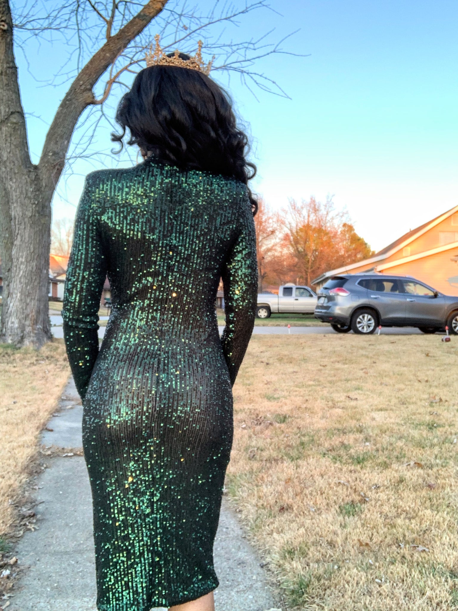 Emerald Goddess Dress