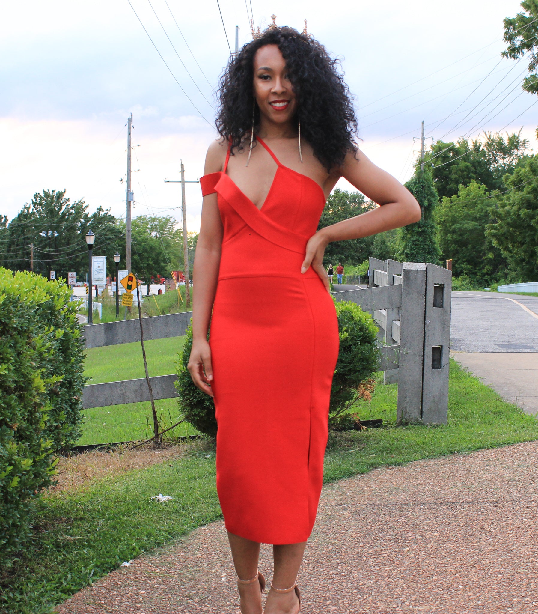 Strawberries and Wine Dress